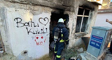 Geri Dönüşüm Malzemelerinin Bulunduğu Depoda Yangın
