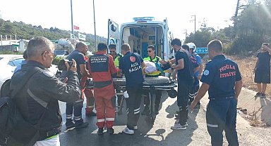 Su kanalına giren kamyonet hurdaya döndü: 1 ölü, 1 yaralı