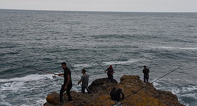 Tabiat harikası koyda balık avı