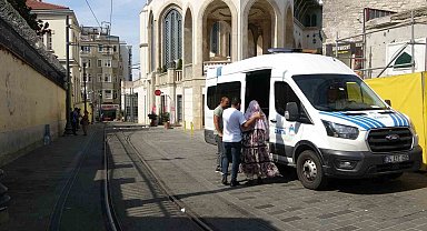 Taksim'de dilenci operasyonu