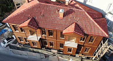 Tarihi Kuşüzümü Konağı restorasyonunda sona gelindi