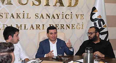 Tütüncü, MÜSİAD üyesi gençlerle tecrübelerini paylaştı