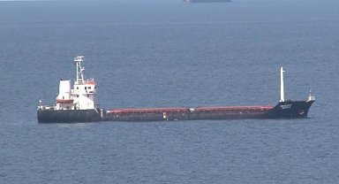Ukrayna tahılını taşıyan gemi İstanbul Boğazı açıklarında