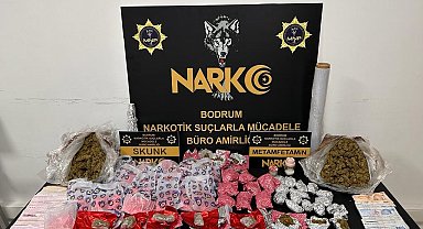 Uyuşturucuyu kamp alanına gömmüşler