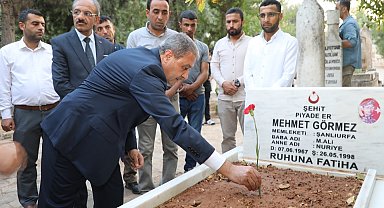 Vali Şıldak şehit ve gazileri unutmadı