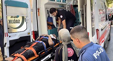 Yakalanacağını anlayan hırsız girdiği binanın 5'inci katından boşluğa atladı