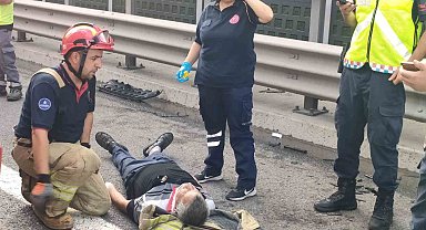 Yavuz Sultan Selim Köprüsü'nde kaza: 2 yaralı