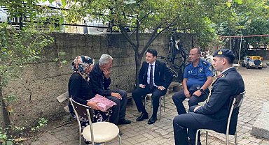 Yenice Kaymakamı Göktaş'dan gazi ailelerine ziyaret
