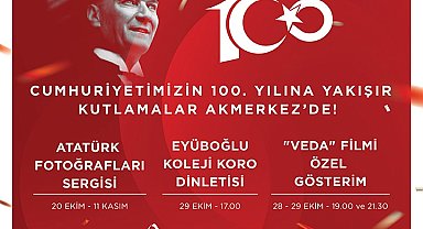 Akmerkez, Cumhuriyetin 100'üncü yılını kutlayacak