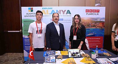 Alanya Üniversitesi, Türk Üniversiteleri Eğitim Fuarı'na katıldı