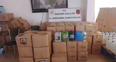 Ankara'da kaçakçılık operasyonu: 38 ton paketlenmiş sahte deterjan ele geçirildi