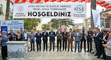 ATSO Elmalı Eğitim ve Sağlık Merkezi'nin temeli atıldı
