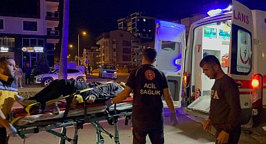 Aynı yönde seyreden iki motosiklet çarpıştı: 2 yaralı