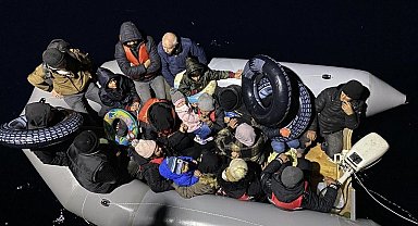 Ayvacık açıklarında 19 kaçak göçmen yakalandı