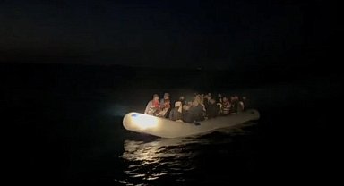 Ayvacık açıklarında Yunan unsurlarınca ölüme terk edilen 46 kaçak göçmen kurtarıldı