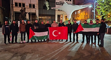 Balıkesir'de İsrail Protesto Edildi