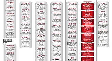 Başkent Cumhuriyetin 100. yılını bir hafta sürecek etkinliklerle kutlayacak