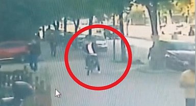 Bisikleti çalan hırsızlar kameraya yakalandı