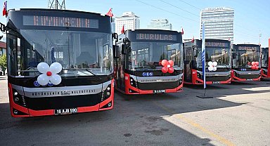 Bursa'da ulaşım filosu gençleşerek büyüyor
