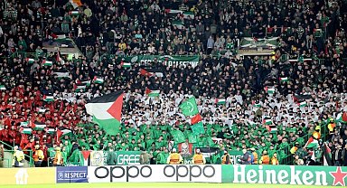 Celtic taraftarından, Filistin'e destek