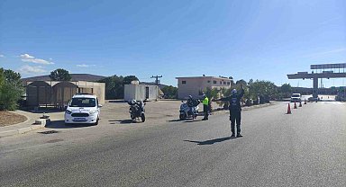 Çeşme'de kazaların ardından motosikletlere sıkı denetim