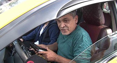 Ceza kesilen taksiciden polise hakaret: