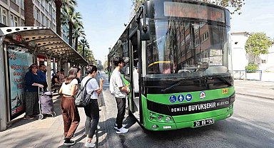 Denizliler Cumhuriyet Bayramı'nda otobüslere ücretsiz binecek