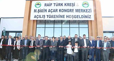 Diyarbakır OSB'de Raif Türk adına kreş ve Şirin Açar adına kongre merkezi açıldı
