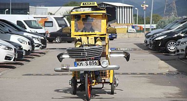Kendi eliyle "Mercedes"ini yaptı