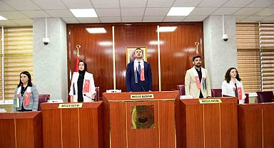 Kestel Belediyesi Meclisi'nden ortak 'Filistin' bildirisi