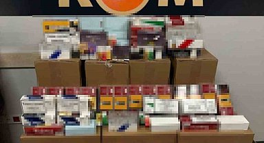 Kocaeli'de 140 bin dolu ve boş kaçak makaron ele geçirildi