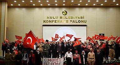 Kulu'da Cumhuriyet'in Kuruluşunun 100. Yılı coşkuyla kutlandı