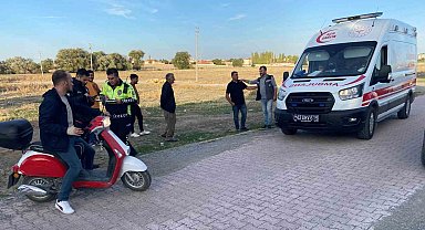 Kulu'da motosiklet kazası: 1 yaralı