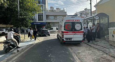 Milas'ta otomobilin çarptığı kadın yaralandı