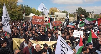 Muş'ta, İsrail'in Gazze'ye saldırıları protesto edildi