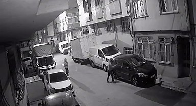 Otomobili parçaladı, arkadaşı da telefonla kayıt aldı