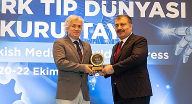 Prof. Dr. Ömer Özkan'a, TÜSEB Aziz Sancar Bilim Ödülü