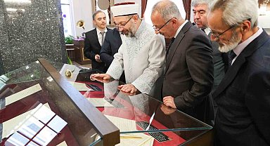"Belgelerle Diyanet İşleri Başkanlığı Sergisi" açıldı