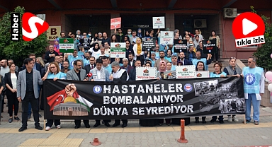Sağlık-Sen Balıkesir Şubesi Filistin İçin Ayakta!