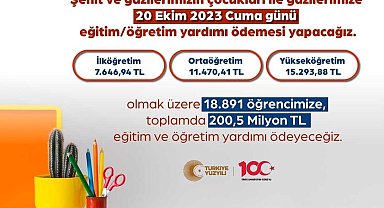 Şehit ve gazi çocuklarına 200,5 milyon lira eğitim yardımı yapılacak