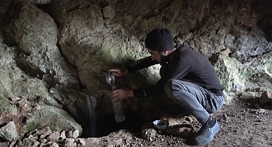 Şifalı olduğuna inanılan mağara suyuyla mayalanan süt yoğurt oldu