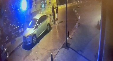Şişli'de komalık eden tokat kamerada: Çakmak kavgasında hastanelik oldu