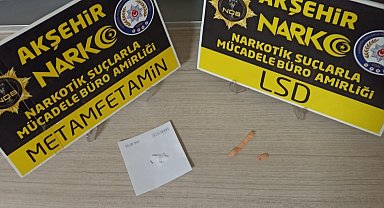 Şüphe üzerine durdurulan araçtan aranan şahıs ve uyuşturucu çıktı