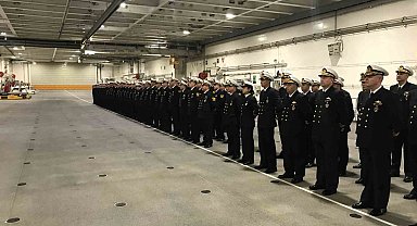 TCG Anadolu gemisinde 100'üncü yıl töreni