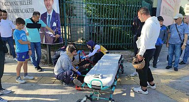 Ters şeritten caddeye girdi, kazaya sebep oldu