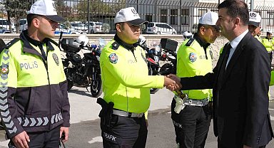 Trafik Başkanı Ayhan, Konya'da araçlara yönelik denetime katıldı