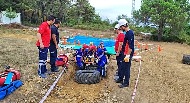 UMKE'den kurtarma eğitimi