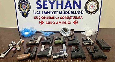 Adana'da silah ticareti yapan kişilere operasyon: 3 gözaltı