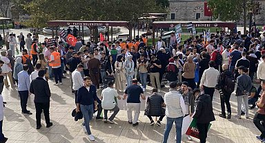 AK Parti gençlik kollarından Filistin'e destek yürüyüşü