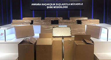 Ankara'da kaçak sigara ve makaron operasyonu: 454 bin 151 adet ürün ele geçirildi